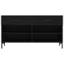 Engineered wood black shoemaker bench 102x35x55 cm by , Shoe racks and shoe organizers - Ref: Foro24-829741, Price: 82,46 €, ...
