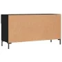Engineered wood black shoemaker bench 102x35x55 cm by , Shoe racks and shoe organizers - Ref: Foro24-829741, Price: 82,46 €, ...