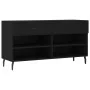 Banco zapatero madera de ingeniería negro 102x35x55 cm de , Zapateros y organizadores de calzado - Ref: Foro24-829757, Precio...