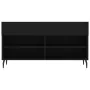 Schwarze Schuhbank aus Ingenieurholz 102x35x55 cm von , Schuhregale und Schuhorganisatoren - Ref: Foro24-829757, Preis: 78,55...
