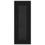 Black wall cabinet 34.5x34x90 cm by , Sideboards - Ref: Foro24-828933, Price: 54,30 €, Discount: %