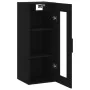Black wall cabinet 34.5x34x90 cm by , Sideboards - Ref: Foro24-828933, Price: 54,30 €, Discount: %