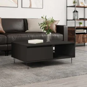 Mesa de centro madera de ingeniería negro 90x60x35 cm de , Mesas de centro - Ref: Foro24-827061, Precio: 65,62 €, Descuento: %