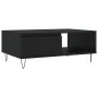 Engineered wood black coffee table 90x60x35 cm by , Coffee table - Ref: Foro24-827061, Price: 65,62 €, Discount: %
