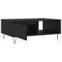 Engineered wood black coffee table 90x60x35 cm by , Coffee table - Ref: Foro24-827061, Price: 65,62 €, Discount: %