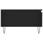Engineered wood black coffee table 90x60x35 cm by , Coffee table - Ref: Foro24-827061, Price: 65,62 €, Discount: %