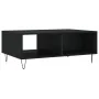 Engineered wood black coffee table 90x60x35 cm by , Coffee table - Ref: Foro24-827061, Price: 65,62 €, Discount: %