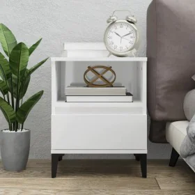 Bright white bedside table 40x35x50 cm by , Closets and storage - Ref: Foro24-821814, Price: 50,00 €, Discount: %