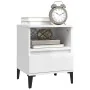 Hochglanz-weißer Nachttisch 40x35x50 cm von , Schränke und Lagerung - Ref: Foro24-821814, Preis: 49,99 €, Rabatt: %