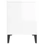 Hochglanz-weißer Nachttisch 40x35x50 cm von , Schränke und Lagerung - Ref: Foro24-821814, Preis: 49,99 €, Rabatt: %