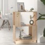 Estantería/divisor de espacios madera maciza pino 51x25x70 cm de , Librerías y estanterías - Ref: Foro24-814029, Precio: 35,5...