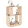 Estantería/divisor de espacios madera maciza pino 51x25x70 cm de , Librerías y estanterías - Ref: Foro24-814029, Precio: 35,5...