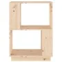 Estantería/divisor de espacios madera maciza pino 51x25x70 cm de , Librerías y estanterías - Ref: Foro24-814029, Precio: 35,5...