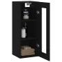 Armario de pared negro 34,5x34x90 cm de , Aparadores - Ref: Foro24-828925, Precio: 55,74 €, Descuento: %