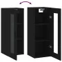 Armario de pared negro 34,5x34x90 cm de , Aparadores - Ref: Foro24-828925, Precio: 55,74 €, Descuento: %