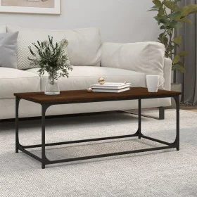 Kaffeetisch aus Holz und Eisen, Eiche, braun, 102x50x40 cm. von , Couchtisch - Ref: Foro24-823301, Preis: 47,34 €, Rabatt: %