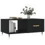 Black plywood coffee table 90x50x40 cm by , Coffee table - Ref: Foro24-829189, Price: 50,30 €, Discount: %