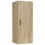 Engineered wood wall cabinet in Sonoma oak, 34.5x34x90cm by , Shelves and shelves - Ref: Foro24-812441, Price: 56,00 €, Disco...