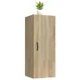 Engineered wood wall cabinet in Sonoma oak, 34.5x34x90cm by , Shelves and shelves - Ref: Foro24-812441, Price: 56,00 €, Disco...
