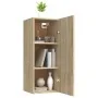 Engineered wood wall cabinet in Sonoma oak, 34.5x34x90cm by , Shelves and shelves - Ref: Foro24-812441, Price: 56,00 €, Disco...