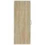 Engineered wood wall cabinet in Sonoma oak, 34.5x34x90cm by , Shelves and shelves - Ref: Foro24-812441, Price: 56,00 €, Disco...