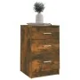 Mesita de noche madera contrachapada roble ahumado 40x40x63 cm de , Mesitas de noche - Ref: Foro24-820520, Precio: 55,33 €, D...