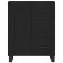 Engineered wood black sideboard 69.5x34x90 cm by , Sideboards - Ref: Foro24-830285, Price: 150,54 €, Discount: %