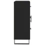 Engineered wood black sideboard 69.5x34x90 cm by , Sideboards - Ref: Foro24-830285, Price: 150,54 €, Discount: %