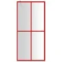 Duschtrennwand aus transparentem ESG-Glas in Rot, 90x195 cm. von , Duschwände und Duschwände - Ref: Foro24-154944, Preis: 123...