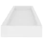 Loggia wall shelves 4 units white MDF 80x15x4 cm by , Shelves and shelves - Ref: Foro24-330228, Price: 57,52 €, Discount: %