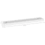 Loggia wall shelves 4 units white MDF 80x15x4 cm by , Shelves and shelves - Ref: Foro24-330228, Price: 57,52 €, Discount: %