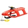 Trineo con volante polipropileno rojo 102,5x40x23 cm de , Trineos - Ref: Foro24-93725, Precio: 71,29 €, Descuento: %