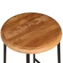 Taburetes de barra de cocina 2 unidades madera maciza de teca de , Taburetes de cocina - Ref: Foro24-243459, Precio: 220,66 €...