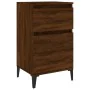 Bedside table in brown oak color, 40x35x70 cm by , Nightstands - Ref: Foro24-819722, Price: 48,32 €, Discount: %