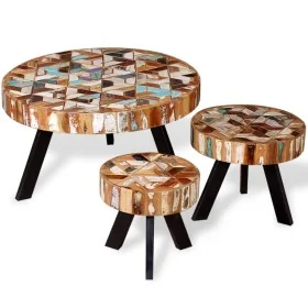 Set aus 3 massiven recycelten Holz-Couchtischen von , Couchtisch - Ref: Foro24-244229, Preis: 336,49 €, Rabatt: %