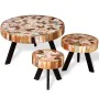 Juego de mesas de centro 3 unidades madera maciza reciclada de , Mesas de centro - Ref: Foro24-244229, Precio: 336,44 €, Desc...