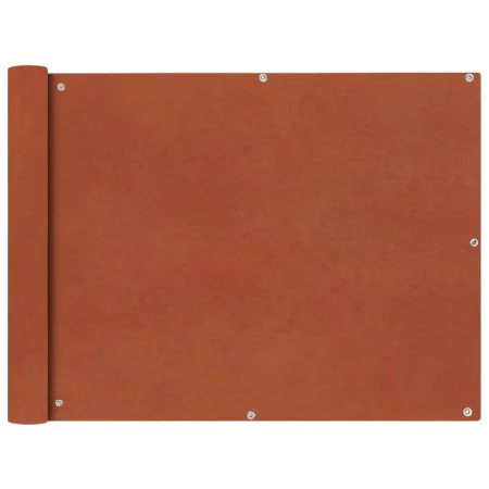 Side awning for balcony in terracotta Oxford fabric 90x600 cm by , Umbrellas - Ref: Foro24-42331, Price: 26,72 €, Discount: %
