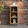 Aparador de madera de ingeniería roble ahumado 34,5x32,5x90 cm de , Aparadores - Ref: Foro24-817423, Precio: 53,35 €, Descuen...