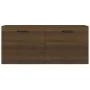 Engineered wood brown oak wall cabinet 80x36.5x35 cm by , Shelves and shelves - Ref: Foro24-817608, Price: 50,19 €, Discount: %