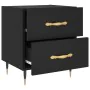 Engineered wood black bedside table 40x35x47.5 cm by , Nightstands - Ref: Foro24-827262, Price: 54,69 €, Discount: %