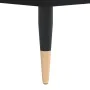 Engineered wood black bedside table 40x35x47.5 cm by , Nightstands - Ref: Foro24-827262, Price: 54,69 €, Discount: %