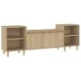 Fernsehmöbel aus Eichenholz-Sonoma-Sperrholz 160x35x55 cm. von , TV-Möbel - Ref: Foro24-821191, Preis: 93,00 €, Rabatt: %