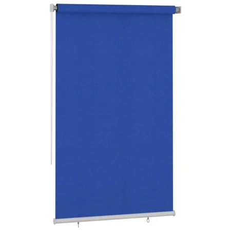 Roll-up garden blind in blue HDPE 140x230 cm by , Blinds and blinds - Ref: Foro24-312852, Price: 38,15 €, Discount: %