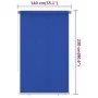 Roll-up garden blind in blue HDPE 140x230 cm by , Blinds and blinds - Ref: Foro24-312852, Price: 38,15 €, Discount: %