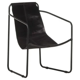 Sillón de relajación de cuero auténtico negro de , Sillones - Ref: Foro24-323727, Precio: 92,59 €, Descuento: %