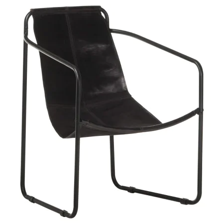 Black genuine leather relaxation armchair by , Armchairs - Ref: Foro24-323727, Price: 93,80 €, Discount: %