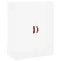 Armario de pared blanco brillante 69,5x34x90 cm de , Aparadores - Ref: Foro24-828398, Precio: 79,17 €, Descuento: %