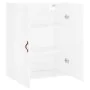Glossy white wall cabinet 69.5x34x90 cm by , Sideboards - Ref: Foro24-828398, Price: 79,34 €, Discount: %