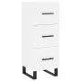 Ingenieurholz-Sideboard in Weiß 34,5x34x90 cm von , Sideboards - Ref: Foro24-828628, Preis: 78,23 €, Rabatt: %