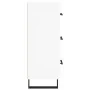 Engineered wood white sideboard 34.5x34x90 cm by , Sideboards - Ref: Foro24-828628, Price: 79,19 €, Discount: %